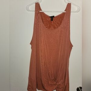 Torrid Orange Brown Sleeveless Tank Top
